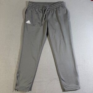 Adidas‎ Men's Gray Track Pants Jogger Sweatpants Training Gym Activewear